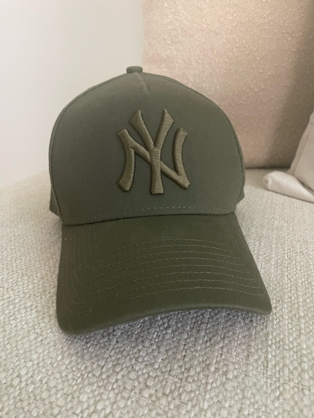 Olive Green NY Logo Baseball Cap
